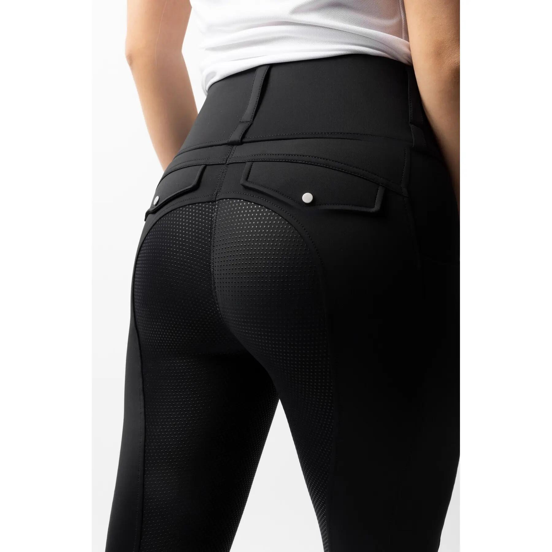 Pantaloni da equitazione full grip da donna Horze Anya 6/7