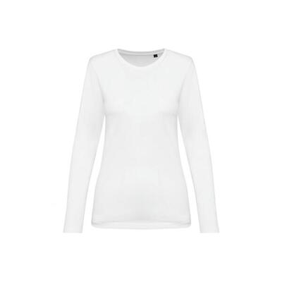Suprima t-shirt met lange mouwen en ronde hals voor vrouwen kariban premium