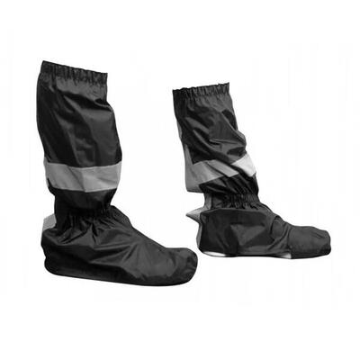 Waterdichte elastische overschoenen met grip onder de schoen en enkelverstelling