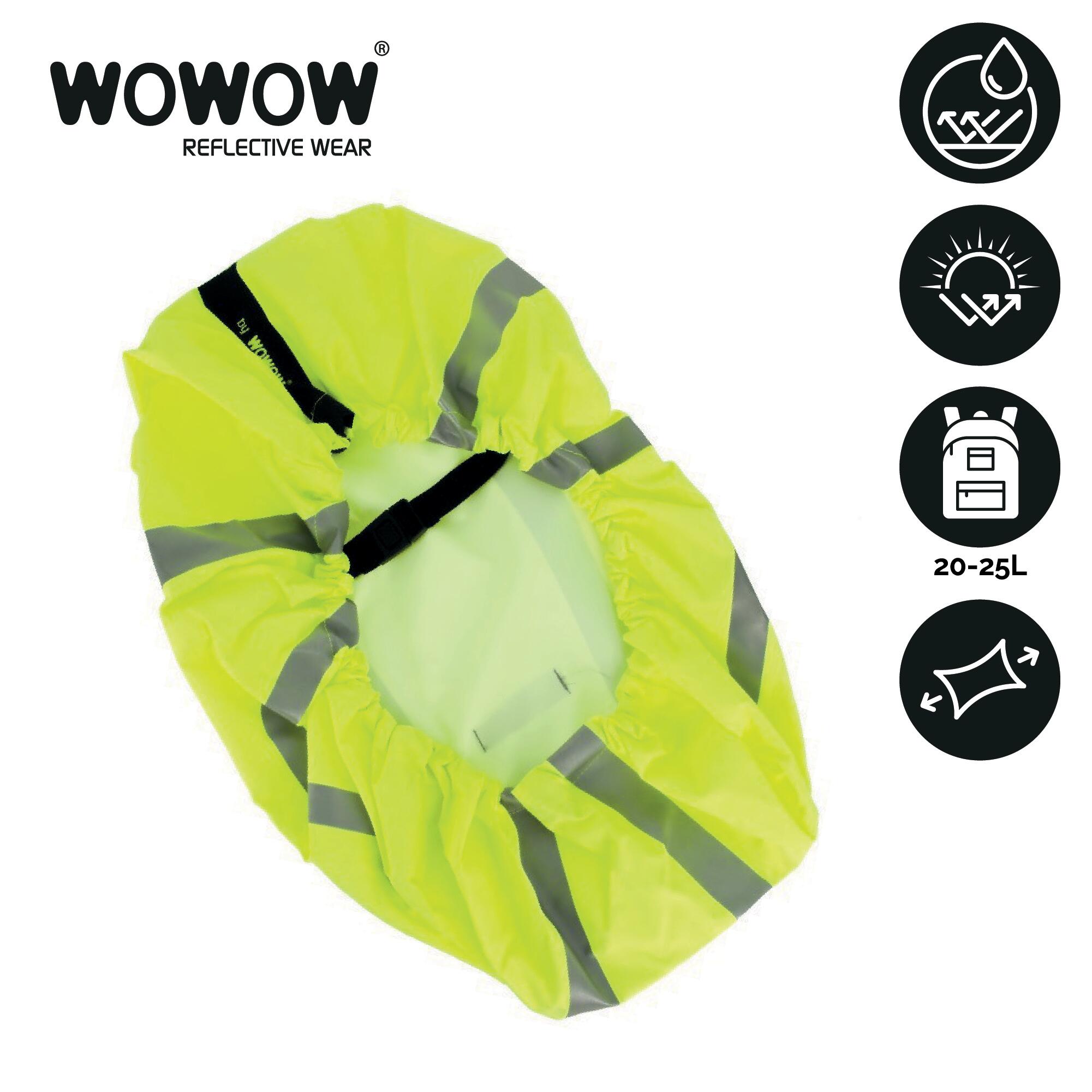 Wasserdichte, reflektierende Tasche in leuchtendem Gelb 3/5
