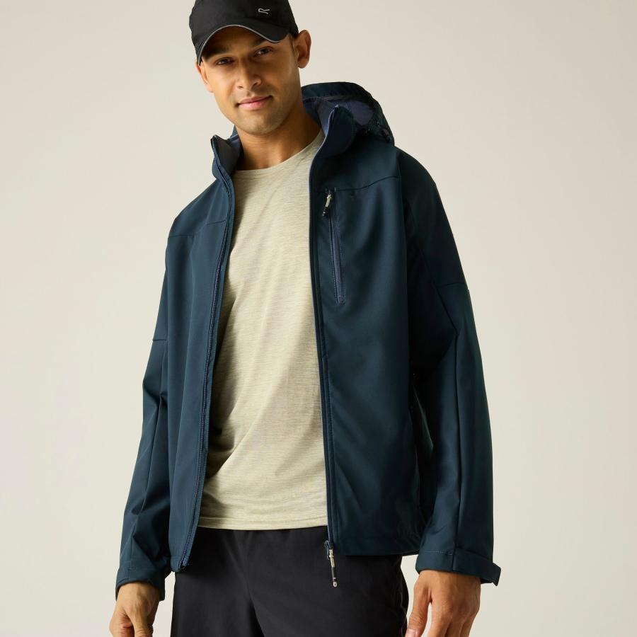 Arana Herren-Softshelljacke mit Kapuze, wasserdicht 6/7