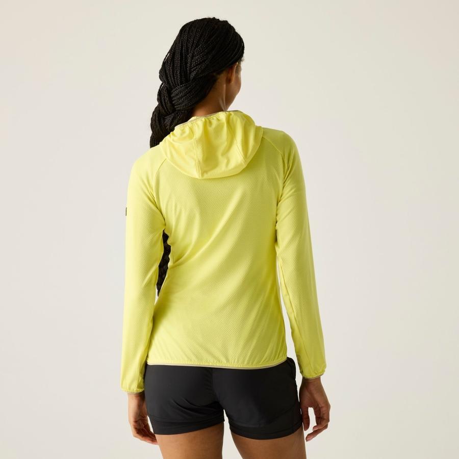 Huntdale fleecevest met capuchon en volledige ritssluiting voor dames 6/6