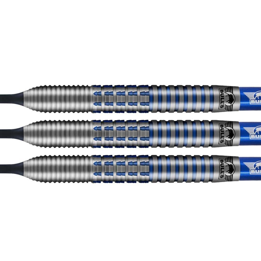 Bull's Softtip Blue Pegasus 95% A 18 gram 2/5