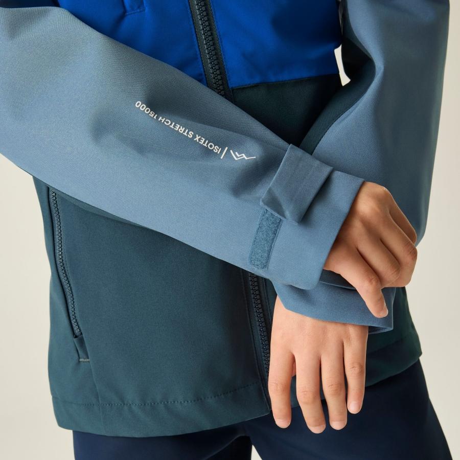 Veste imperméable à capuche à panneaux Highton pour enfants 5/6