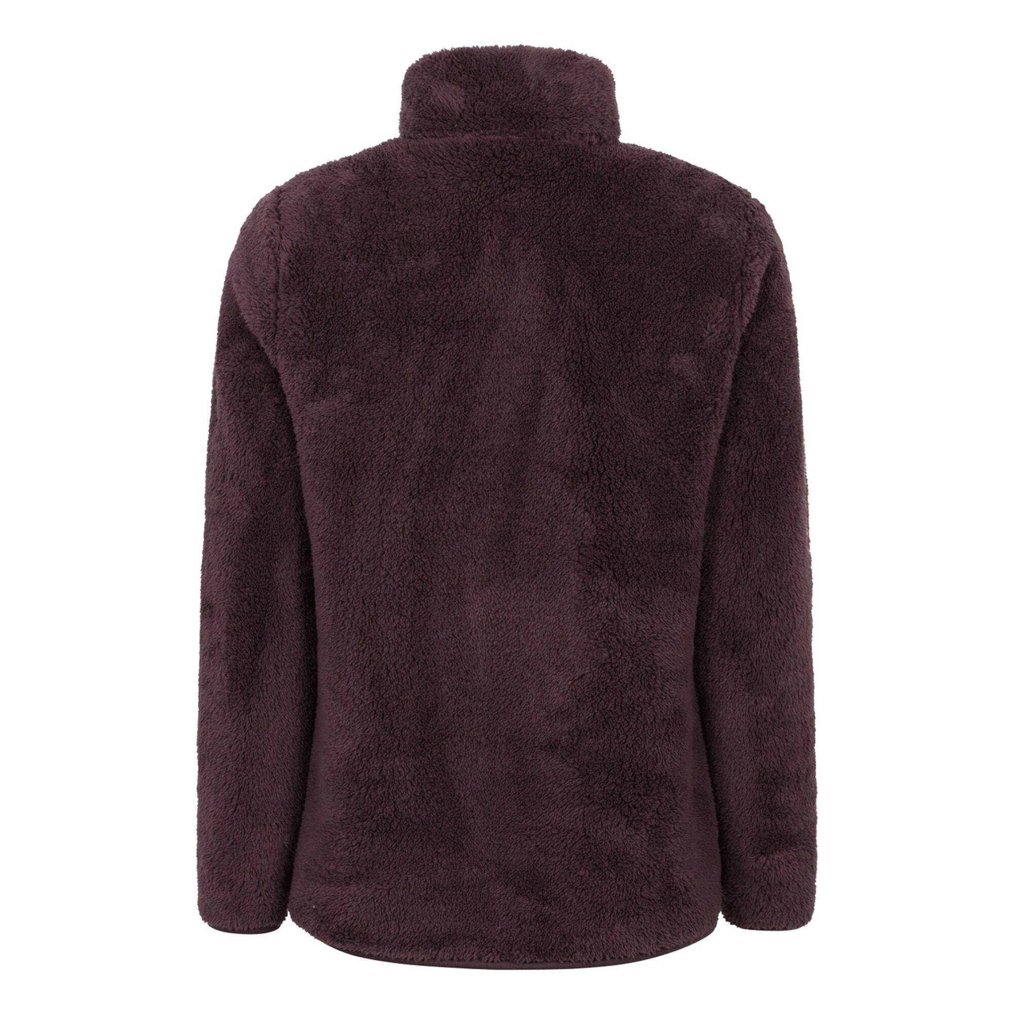 Felpa In Pile Cerniera Ad Un Quarto Donna Mountain Warehouse Marrone 2/4