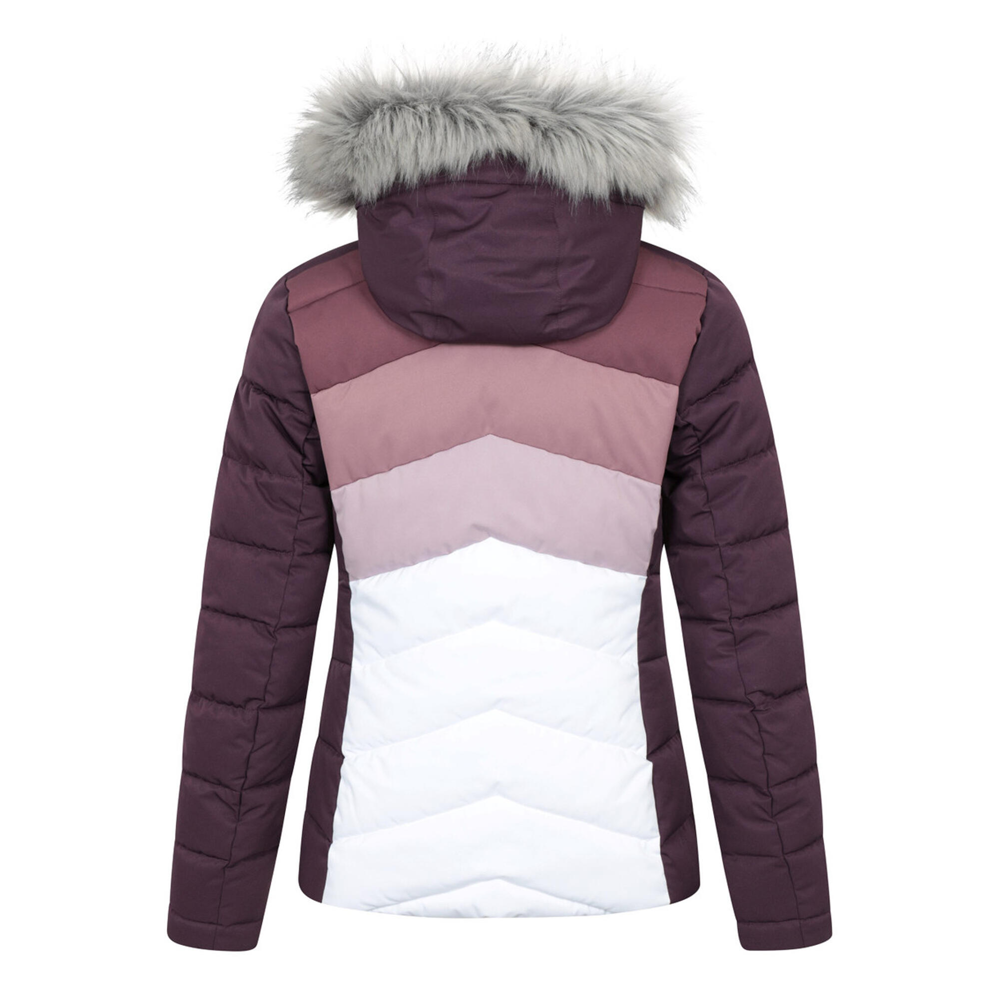 "Cascade" Skijacke Wattiert für Damen dunkellila 2/4