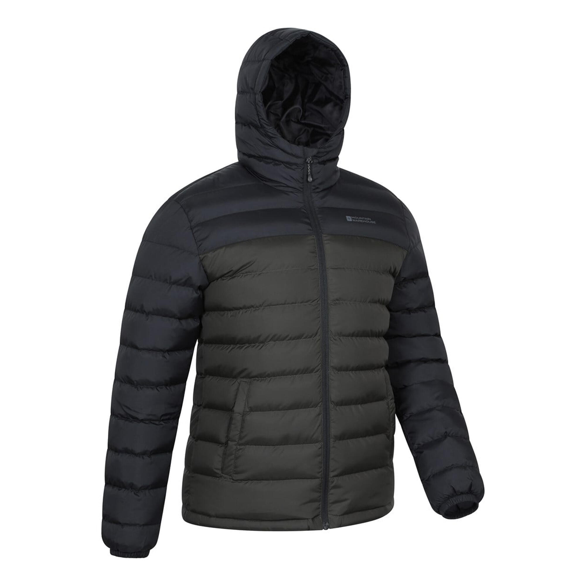 "Seasons II" Steppjacke für Herren Khakigrün 3/4
