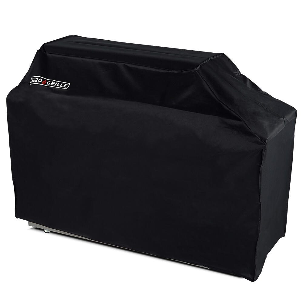 Cover for 8 Burner Double Hood BBQ, Black