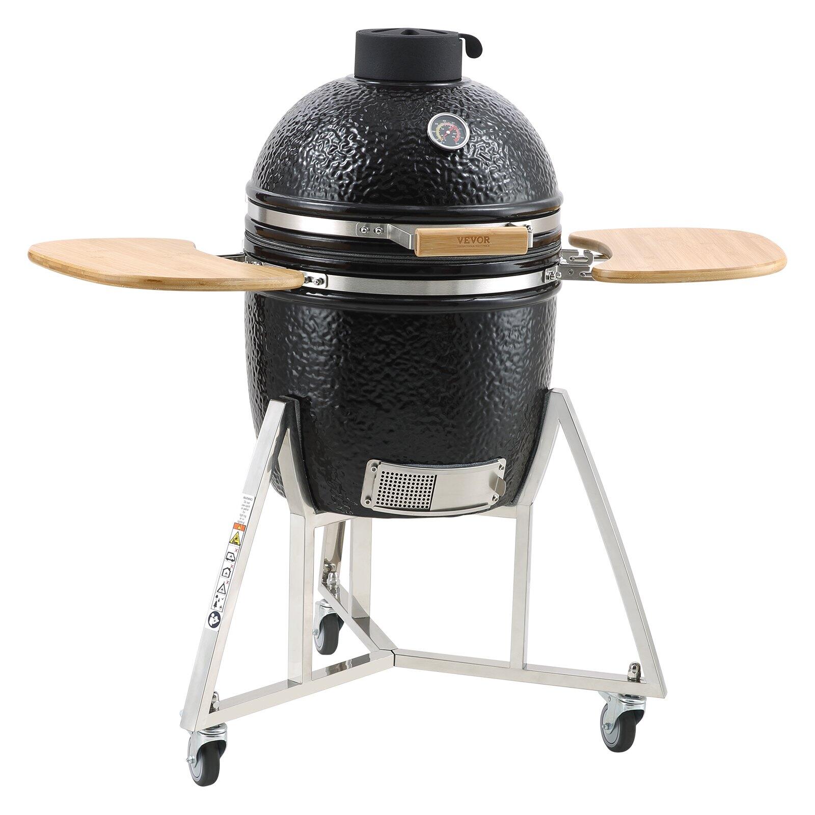 Portable Stainless Steel BBQ Grill with Cart and Cover