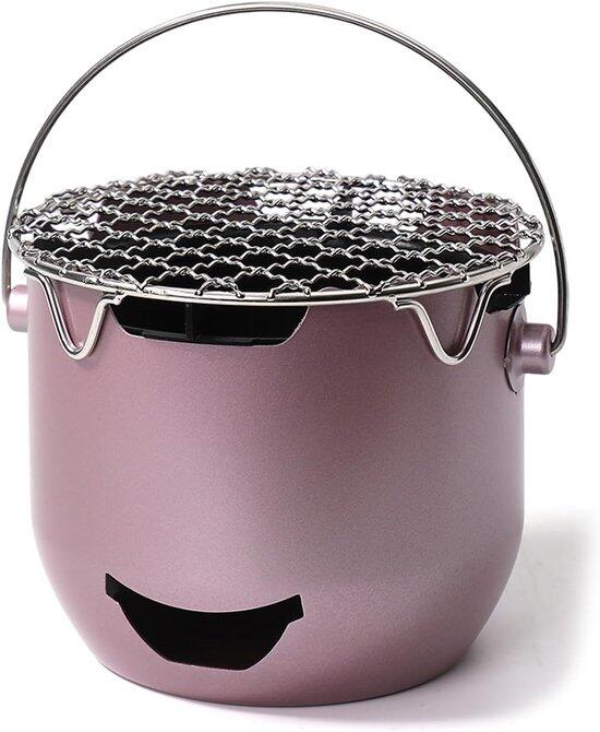 Portable Charcoal Grill - Mini Stainless Steel Charcoal Grill