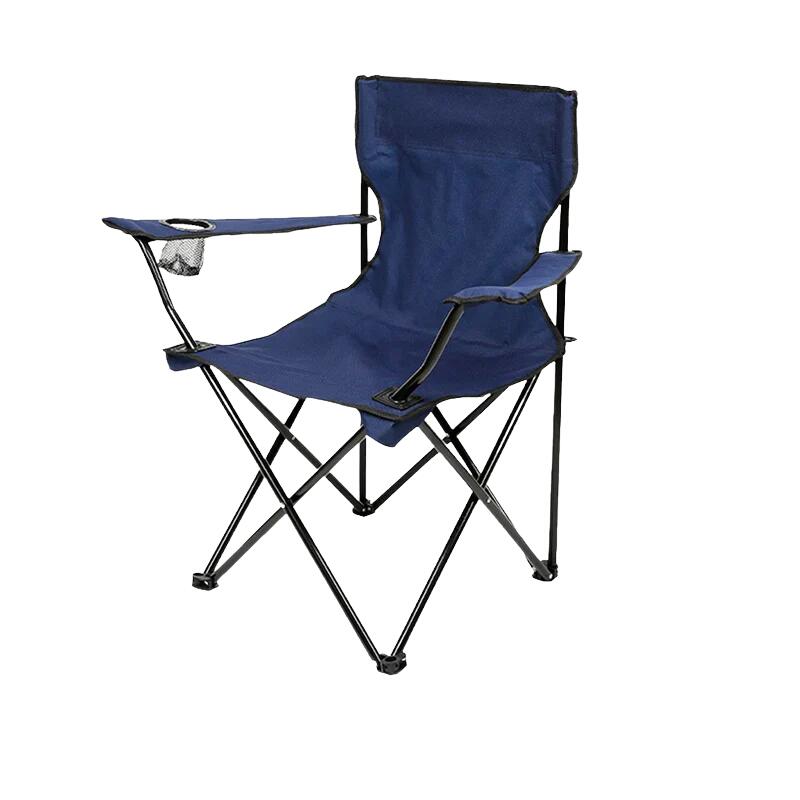 Camping Chair with Foldable Oxford Bottle Holder