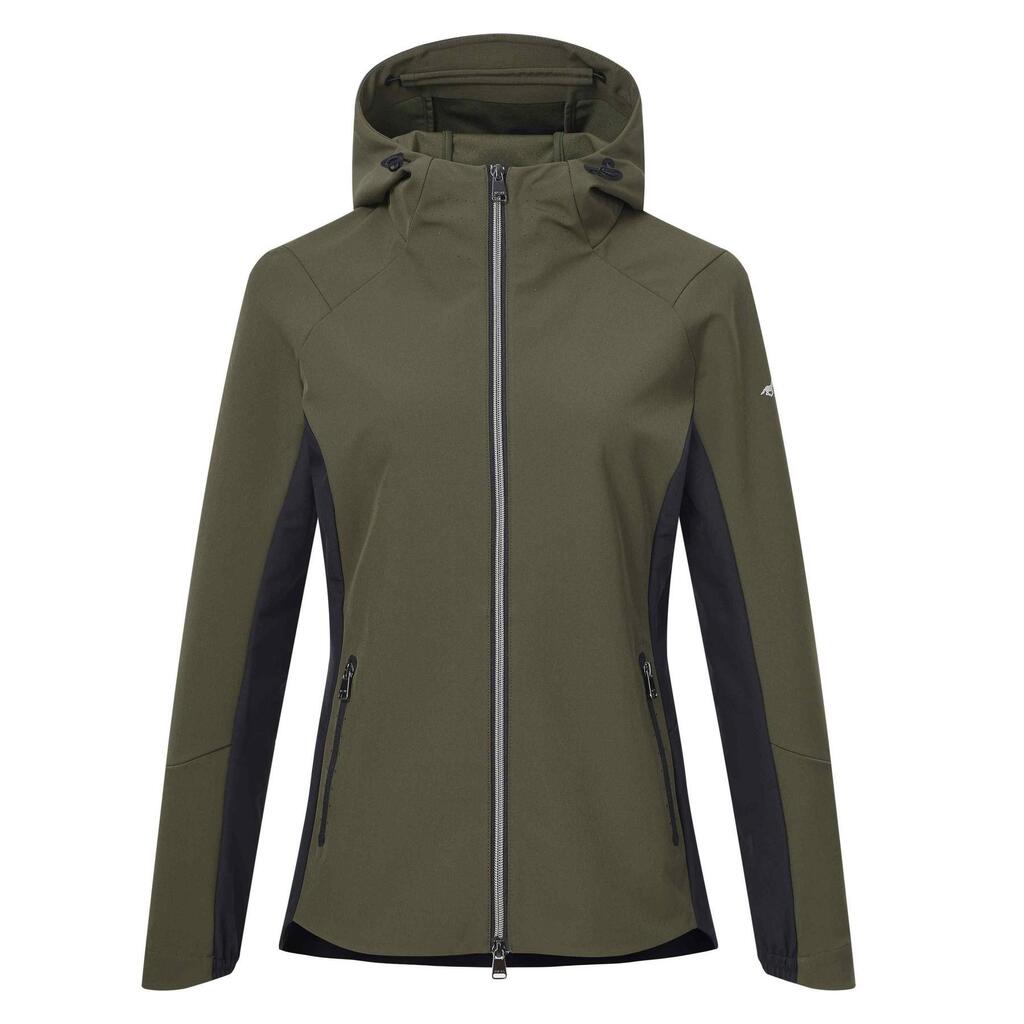 Women's full zip technical riding jacket with hood HV Polo Marinde