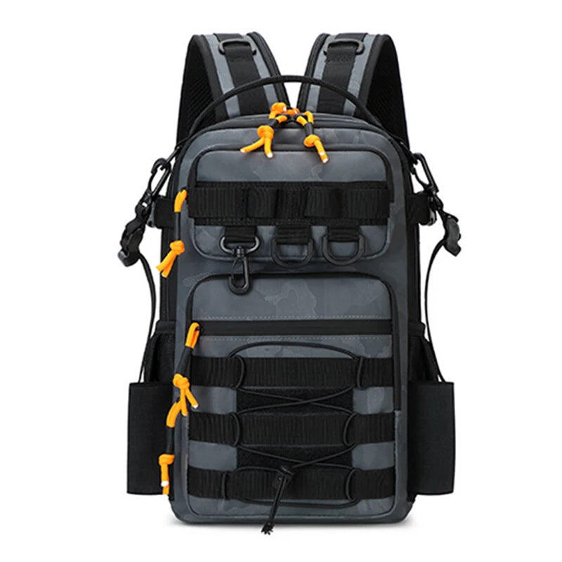 Fishing Lure Backpack with Tactical Rod Holder