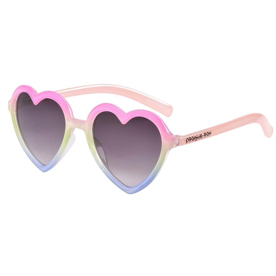 Frankie Ray Kids Sunglasses - Heart, Rainbow