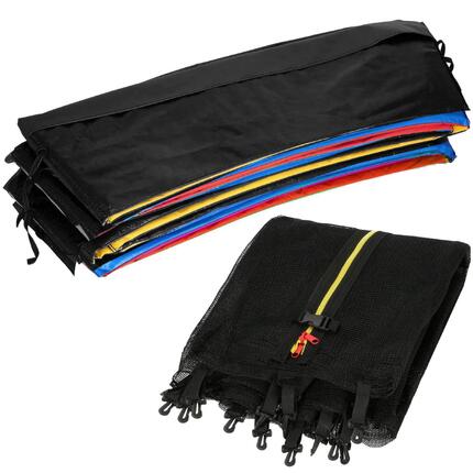 Siatka do trampoliny Springos wewnętrzna z osłoną 305 cm 10 FT 8 słupków