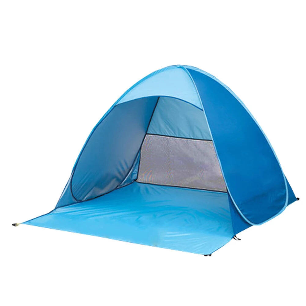 Beach Tent Automatic  with  Pop Up Sun Shelter