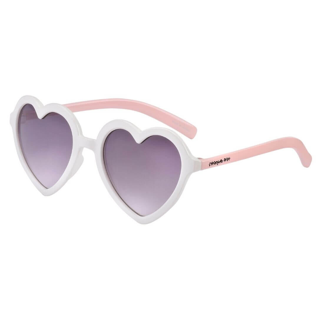 Frankie Ray Kids Sunglasses - Heart, Milkshake