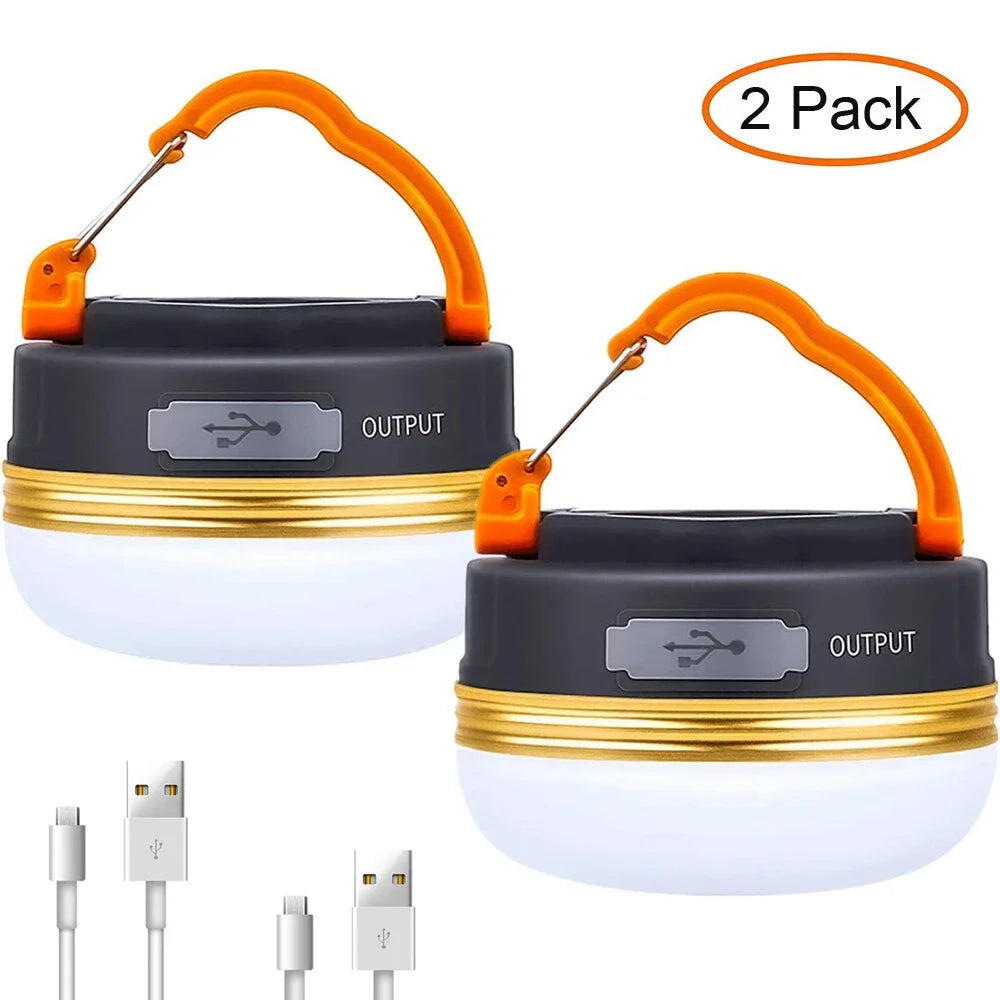Camping Lantern with Rechargeable Hanging LED