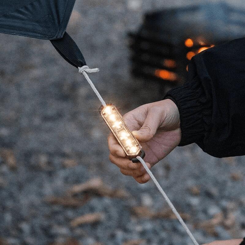Tactical Rope with Light Camping Warning