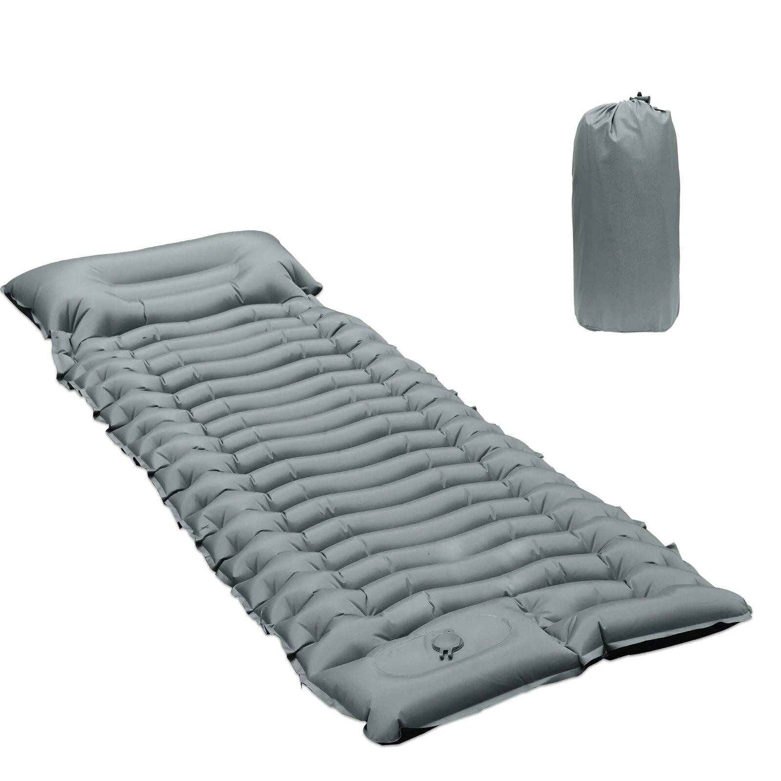 Inflatable Sleeping Mat Thick with Built-in Pump