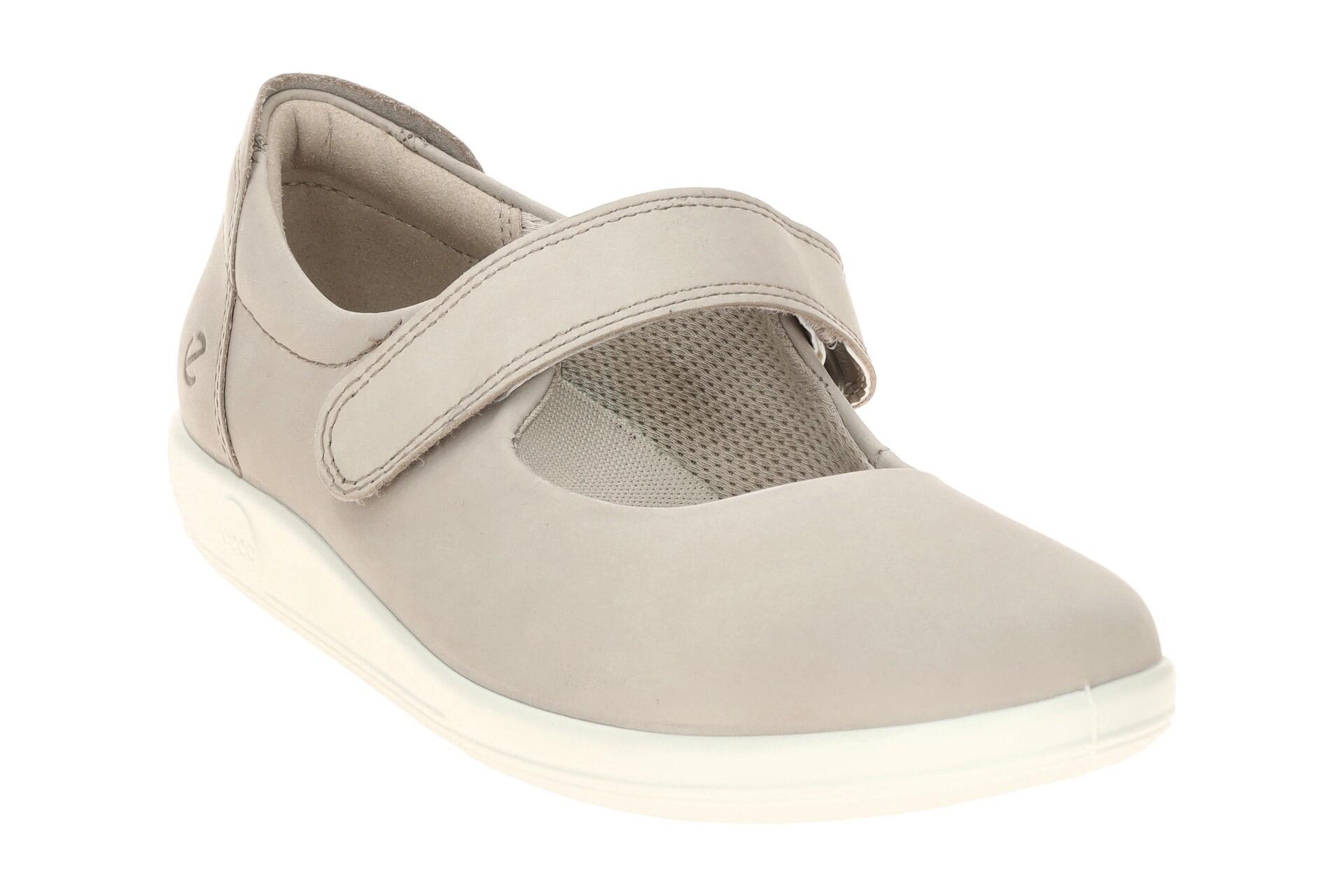 Ecco Soft 2 Schuhe Mary-Jane Ballerina grau 207503 3/7
