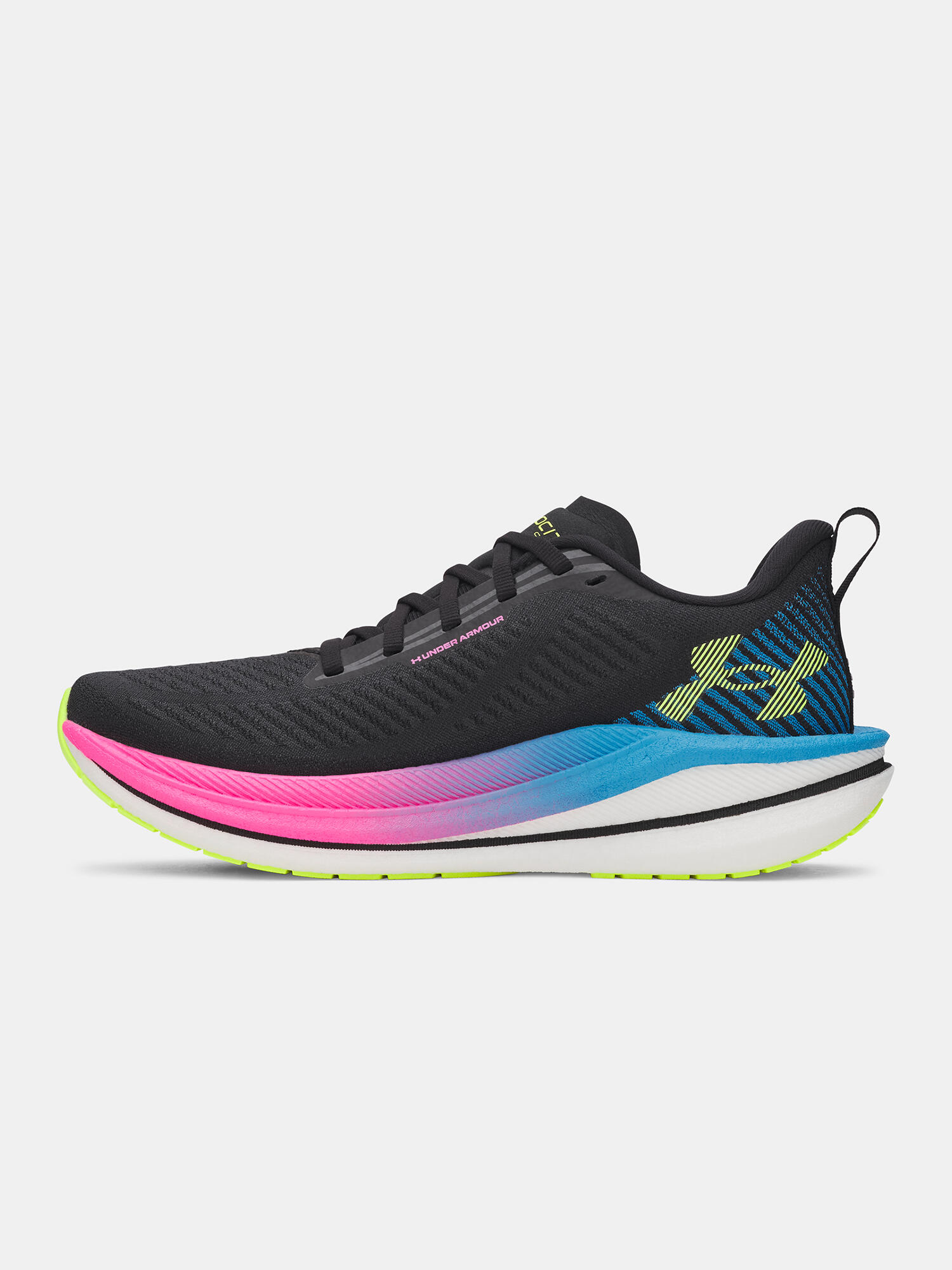 Dames hardloopschoenen Under Armour Velociti SPD zwart/zwart/wit 2/7