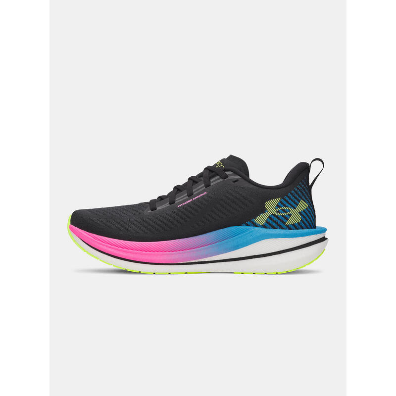 Pantofi de alergare damă Under Armour Velociti SPD negru/negru/alb