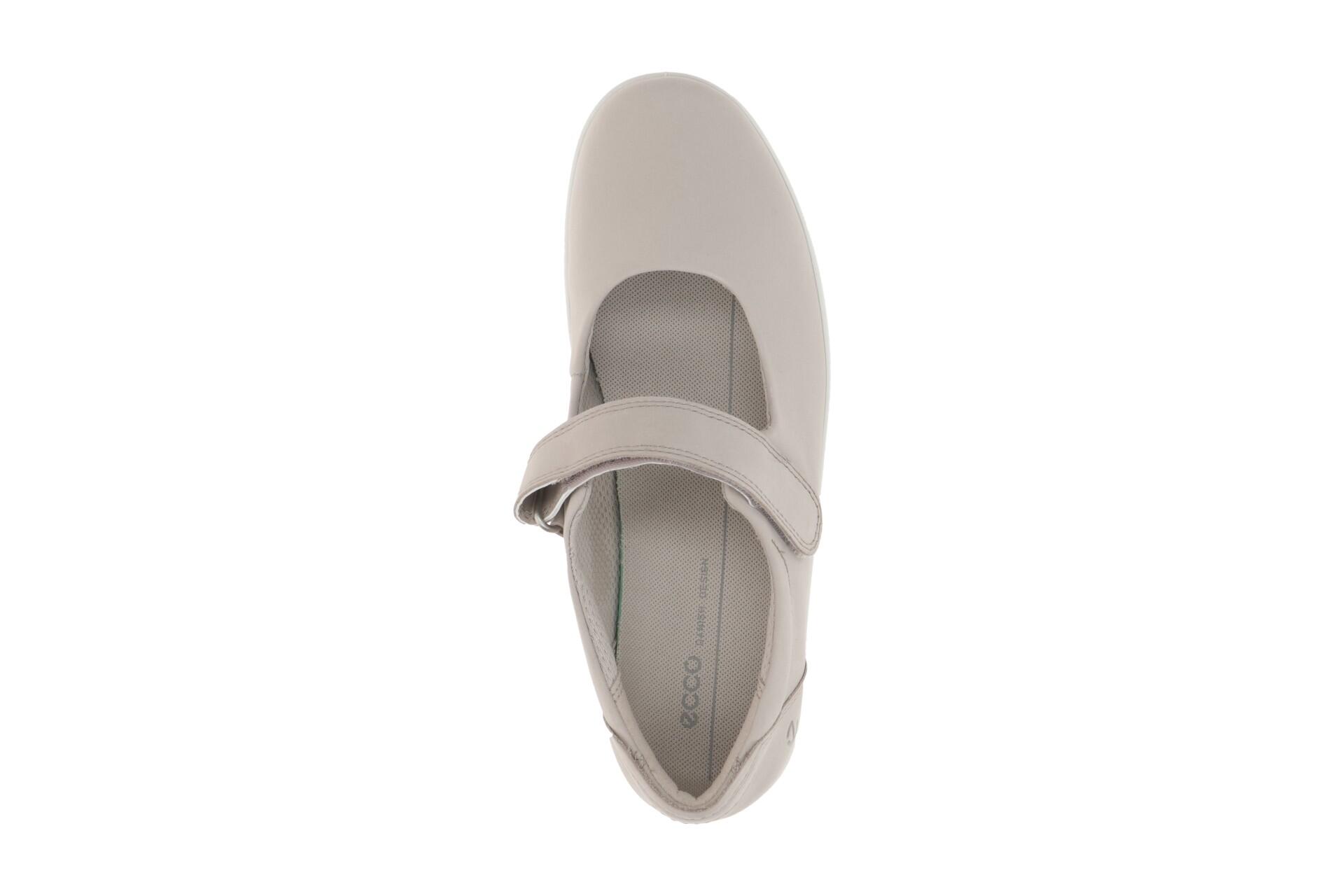 Ecco Soft 2 Schuhe Mary-Jane Ballerina grau 207503 6/7