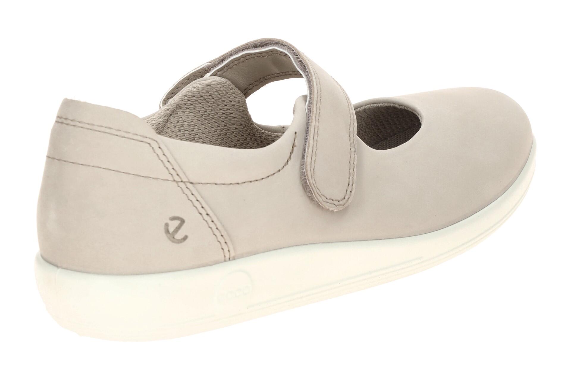 Ecco Soft 2 Schuhe Mary-Jane Ballerina grau 207503 4/7