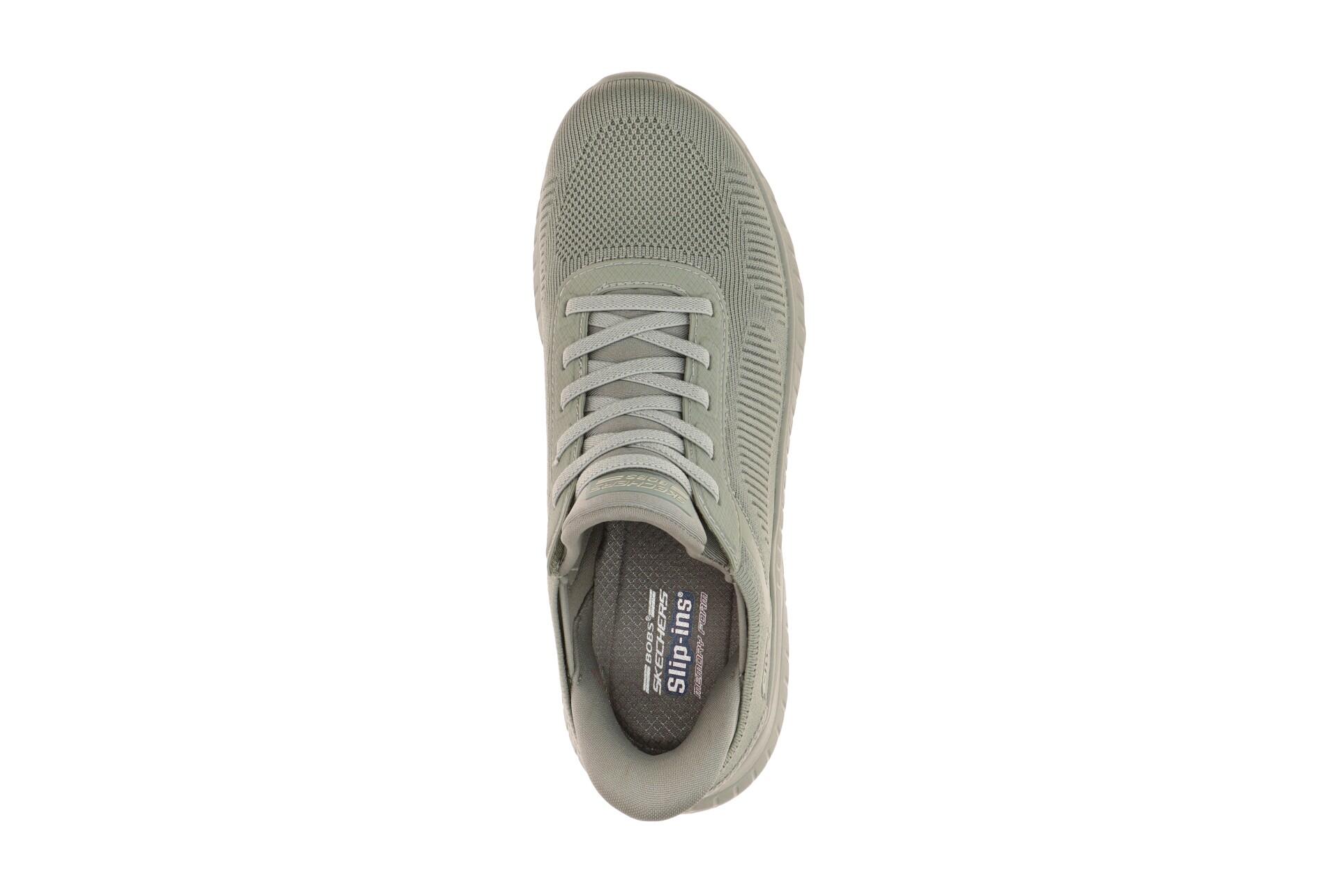 Skechers Bobs Squad Chaos Schuhe grün olive SLIP-INS 117497 6/7
