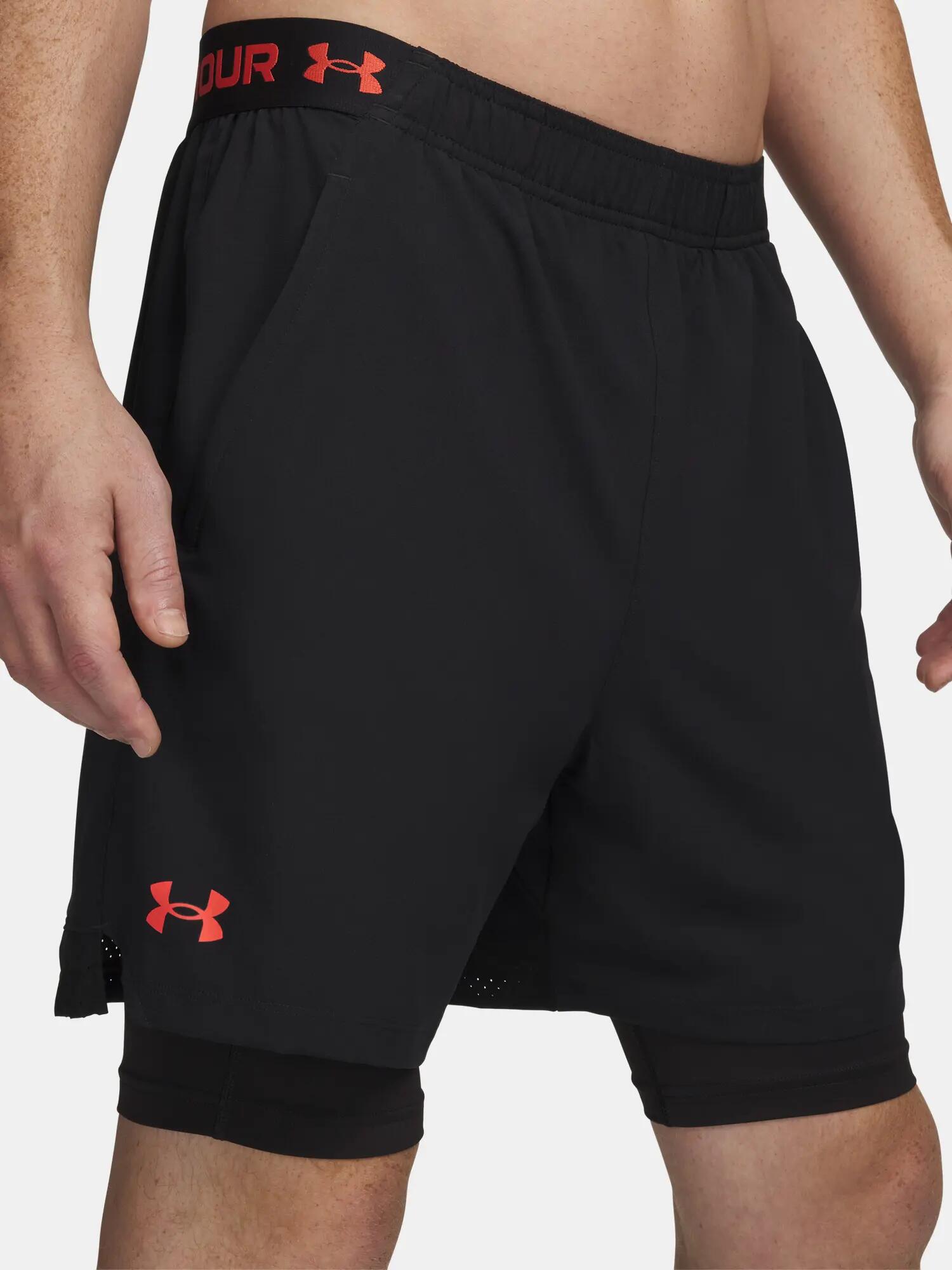 Férfi rövidnadrág Under Armour UA Vanish Woven 2in1 Sts-BLK 3/4