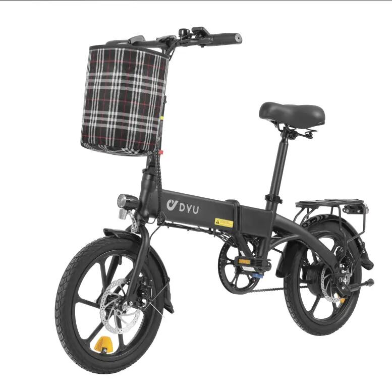 DYU A1F Pro Folding Electric Bicycle, 36V 7.5Ah Removable Battery