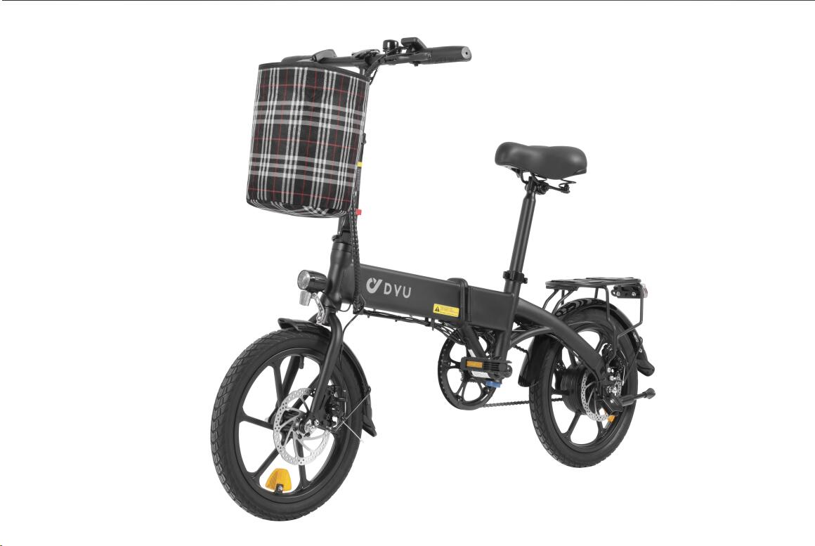 Bicicletta elettrica pieghevole DYU A1F Pro, batteria rimovibile da 36 V e 7,5Ah 1/7