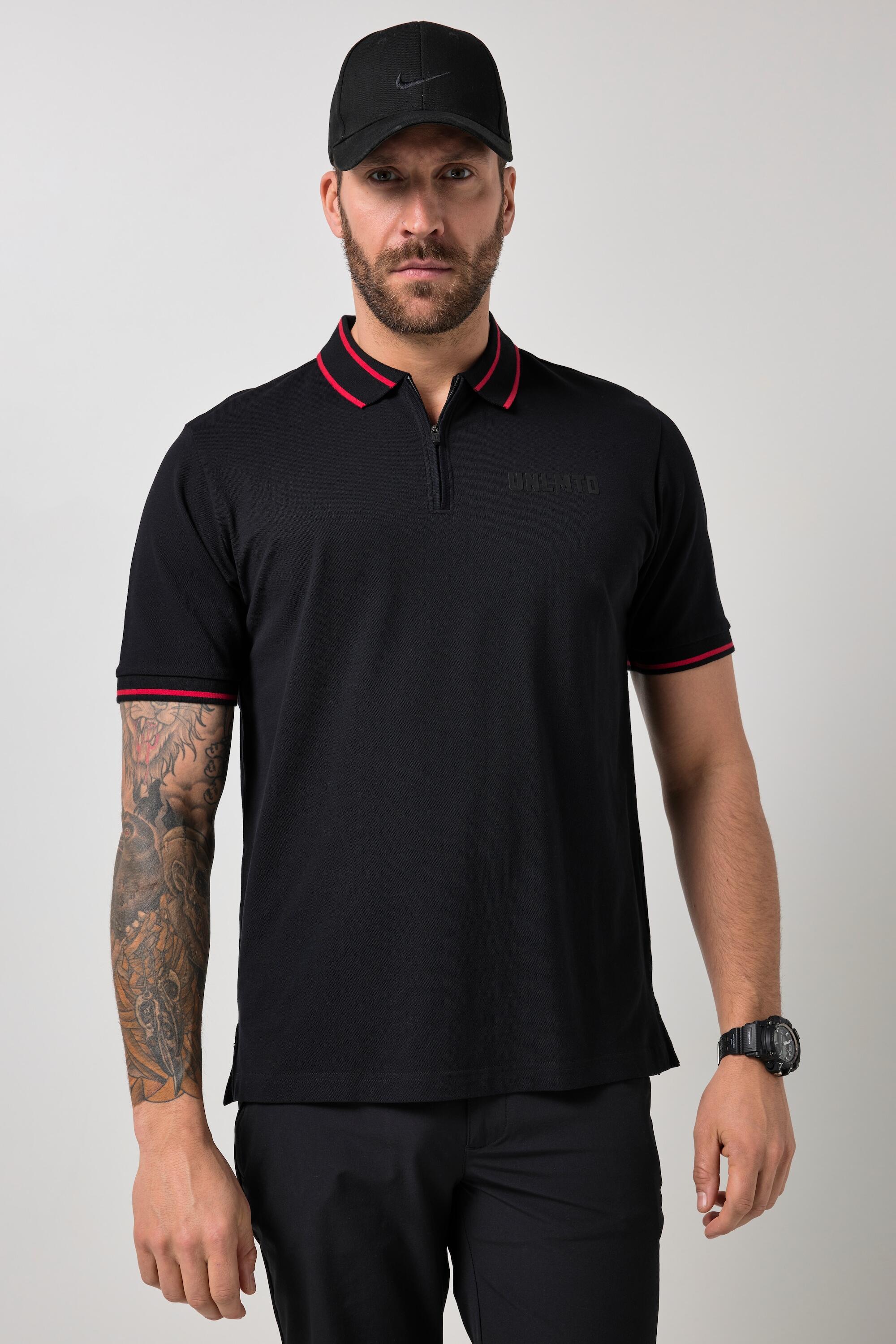 Heren poloshirt FLEXNAMIC® outdoor piqué polokraag rits korte mouwen tot 7XL 2/5