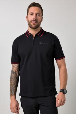 Heren poloshirt flexnamic® outdoor piqué polokraag rits korte mouwen