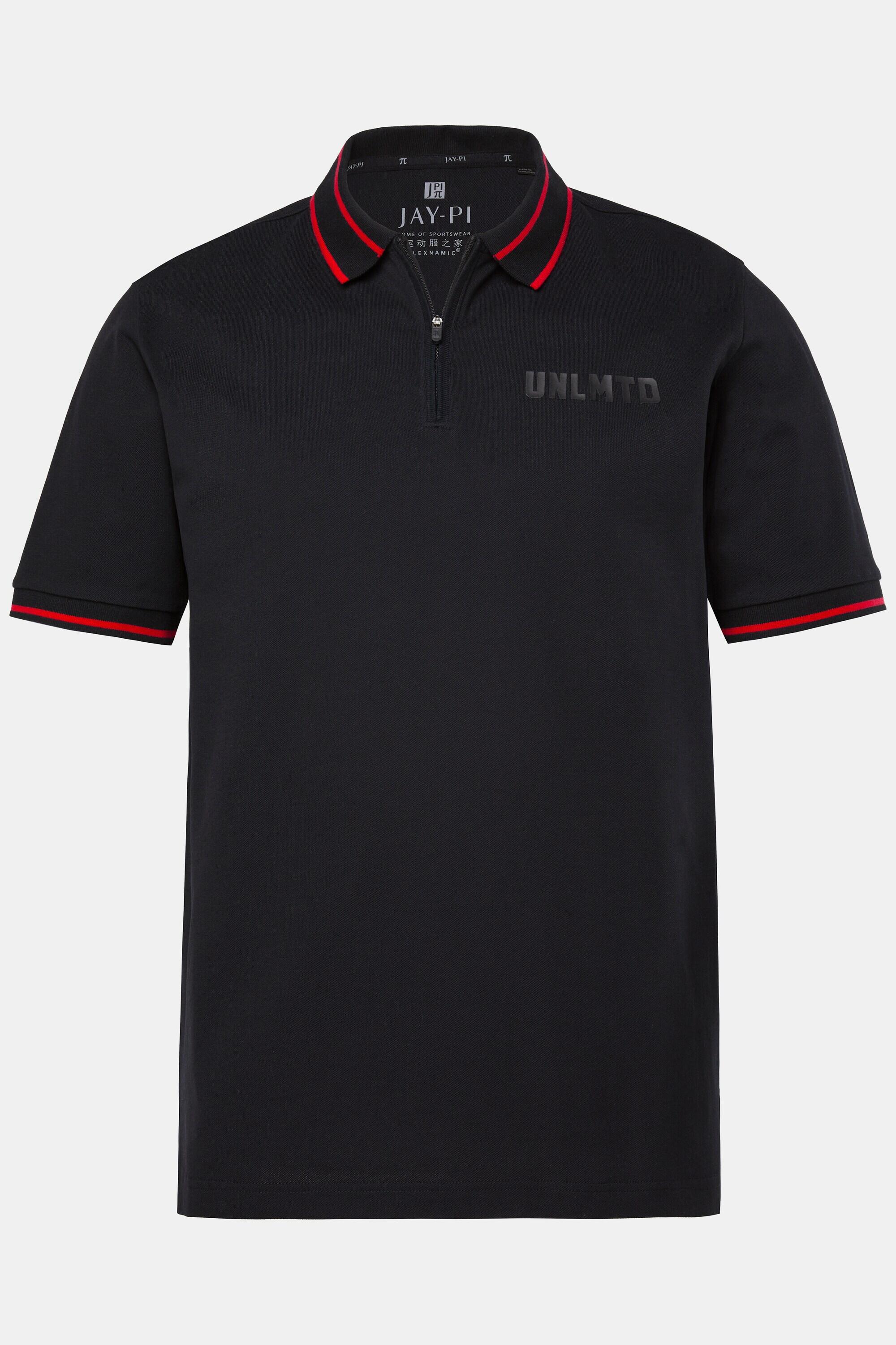 Heren poloshirt FLEXNAMIC® outdoor piqué polokraag rits korte mouwen tot 7XL 4/5