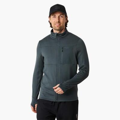 Heren hiking fleece lange mouw rits trondheim midlayer full zip