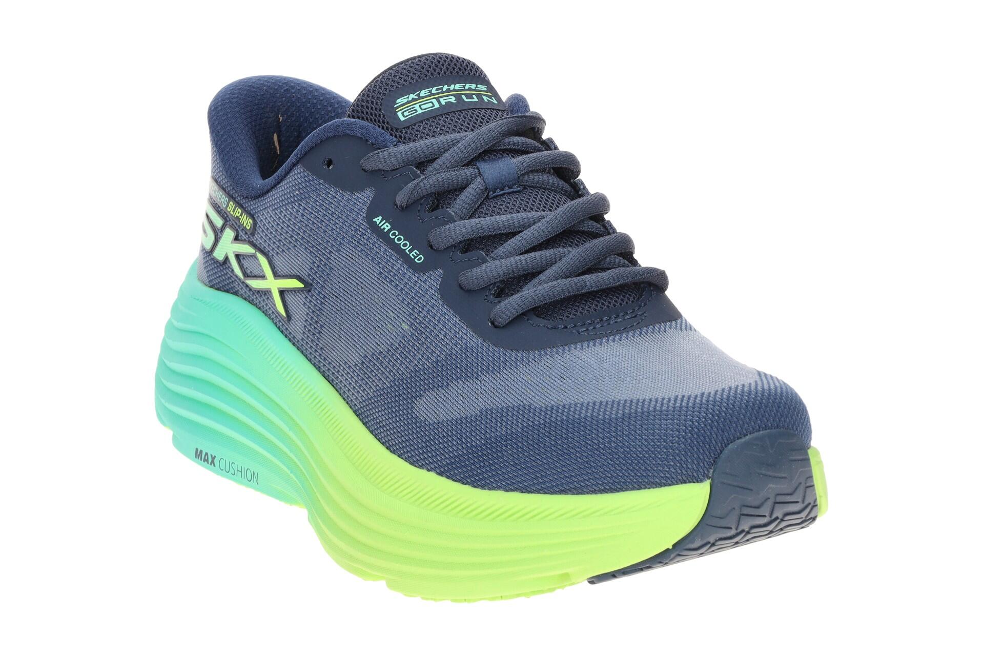 Skechers MAX CUSHIONING Schuhe blau Damen Slip Ins 129473 3/7