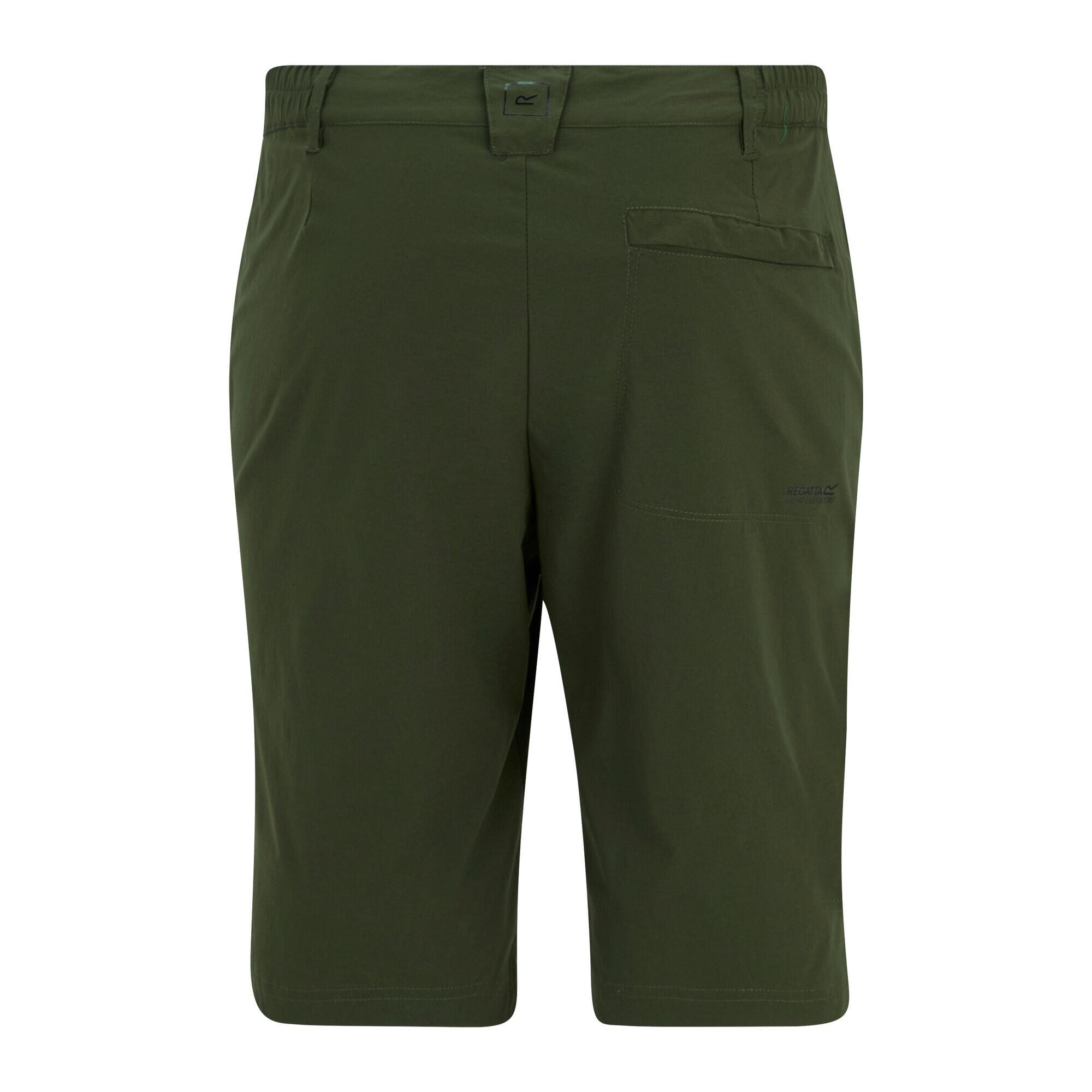 Pantaloncini Casual Lunga Escursionismo Uomo Regatta Highton II Cachi Scuro 2/4
