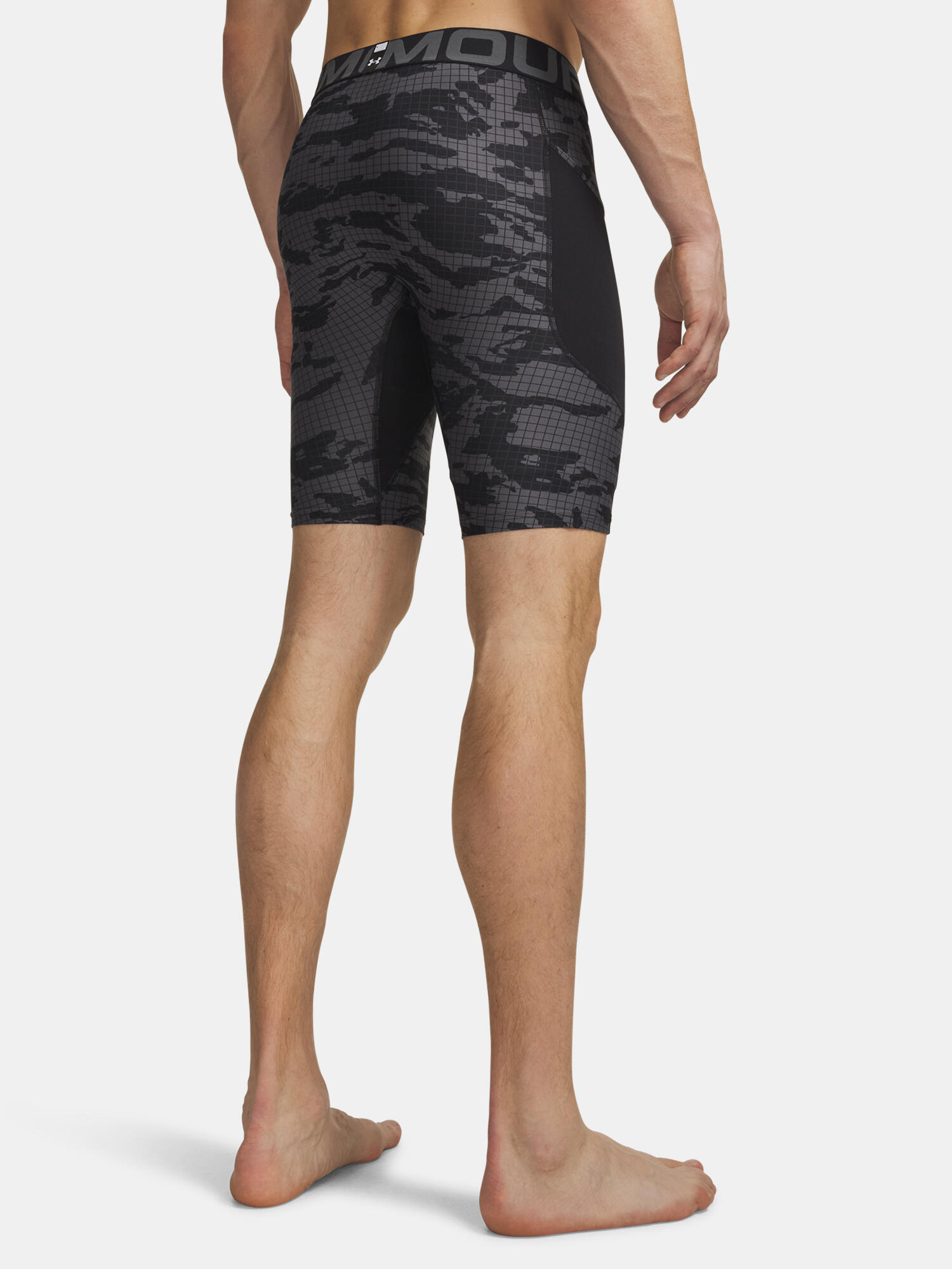 Pantaloncini da allenamento uomo Under Armour HG Printed Long Short 2/3