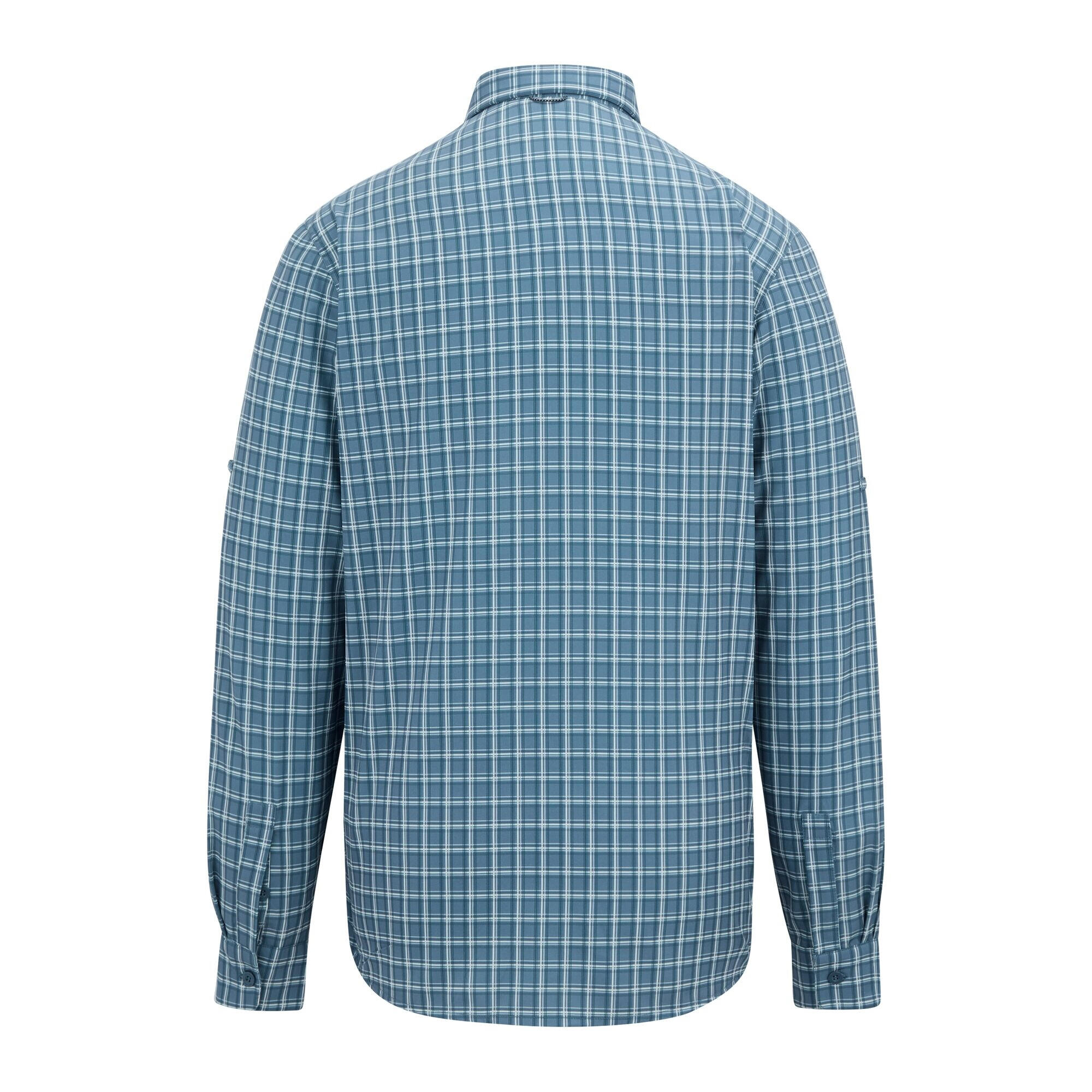 Camicia Da Viaggio A Quadri Repellente Per Insetti Uomo Regatta Blu Cina 2/5