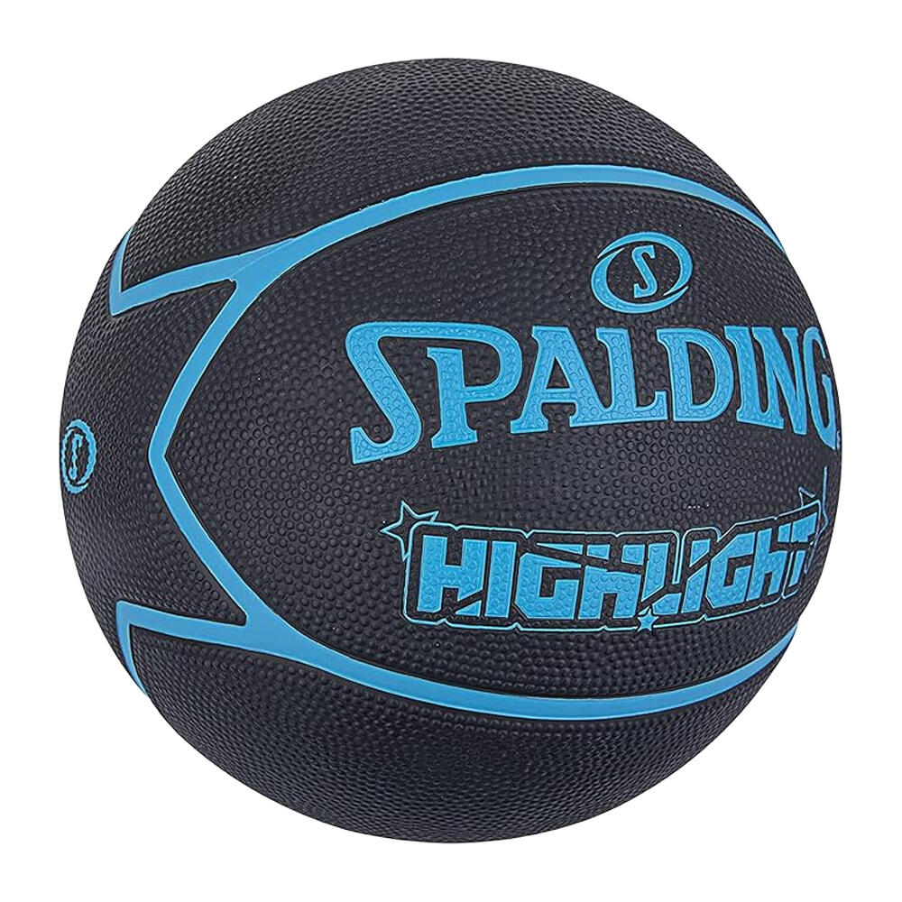 Ballon De Basket HIGHLIGHT (Noir / Bleu) Taille 7 2/2