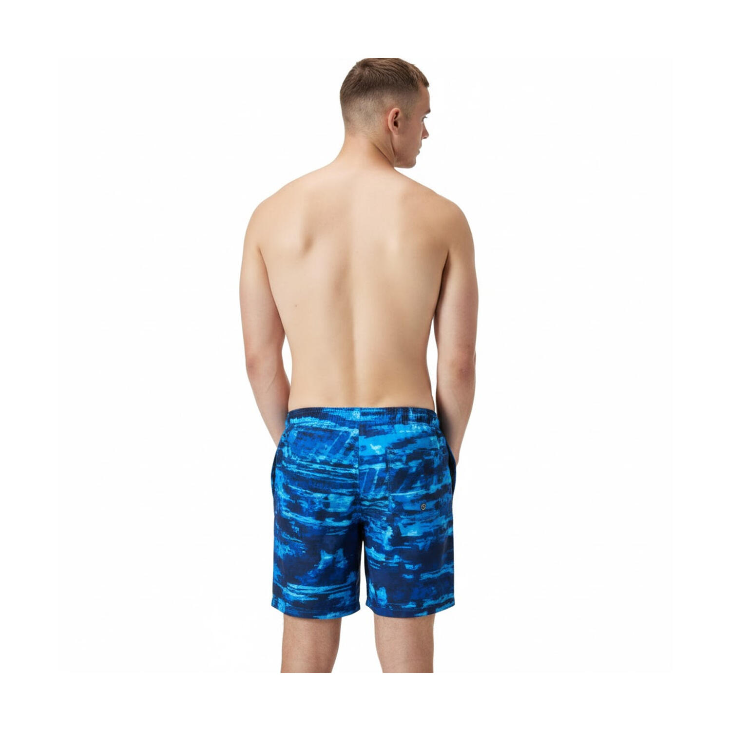 Short De Bain Motif/style Imprimé REDONDO EDGE Homme (Bleu) 2/2