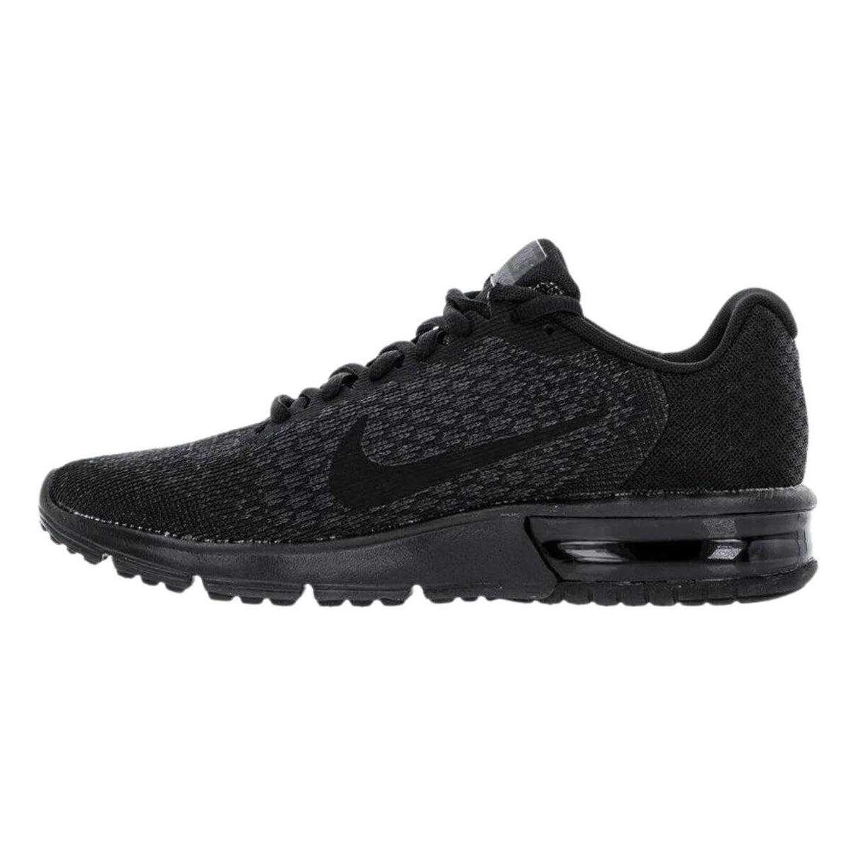 "Air Max Sequent 2" Sneaker für Damen Schwarz 3/4