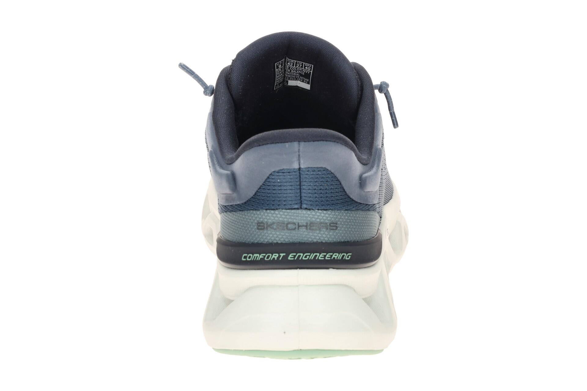 Skechers Glide Step Schuhe blau marineblau Herren Slip-Ins 233026 5/7