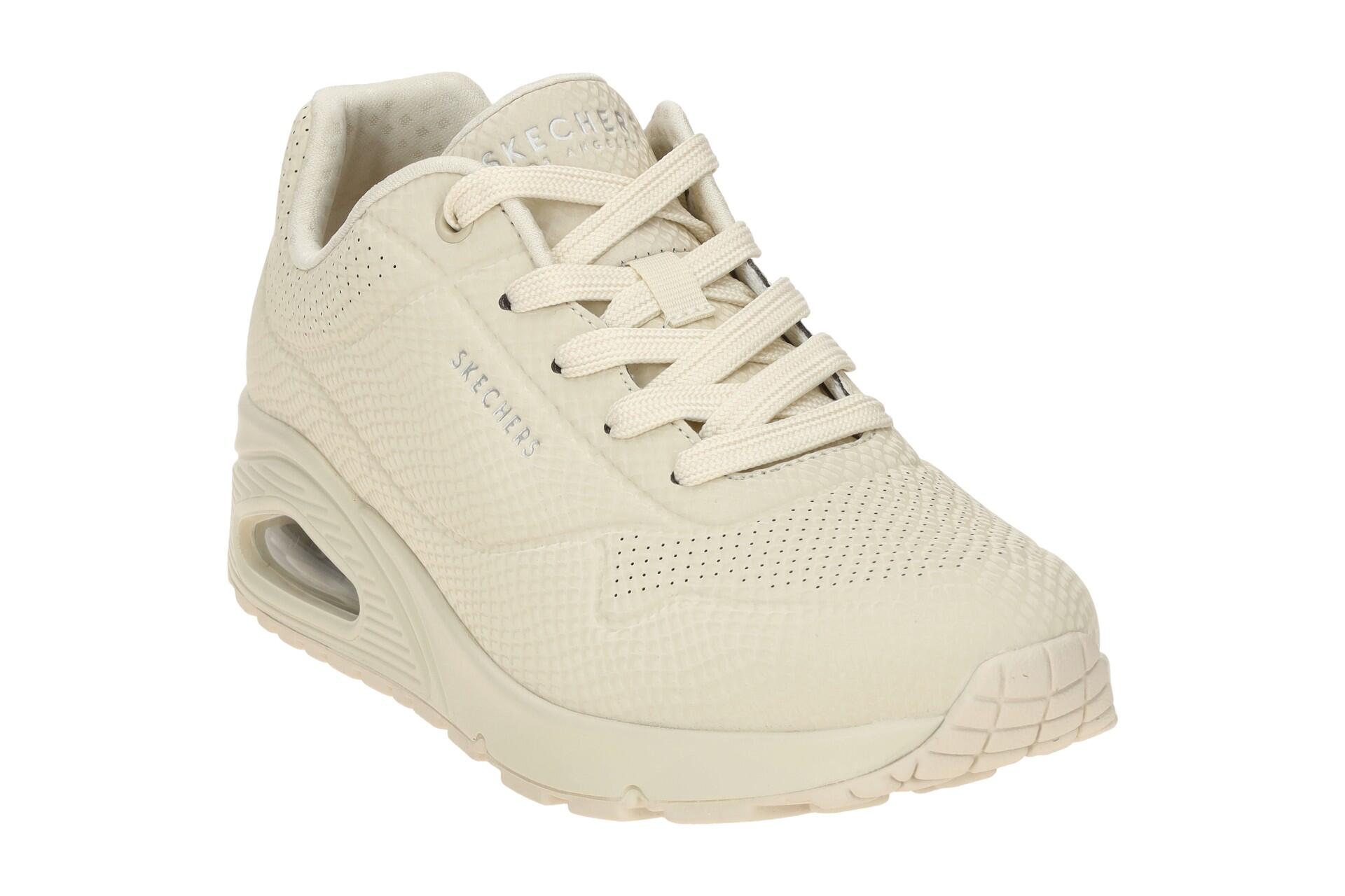 Skechers Uno Shiny Schuhe beige 3D Muster 177861 3/7