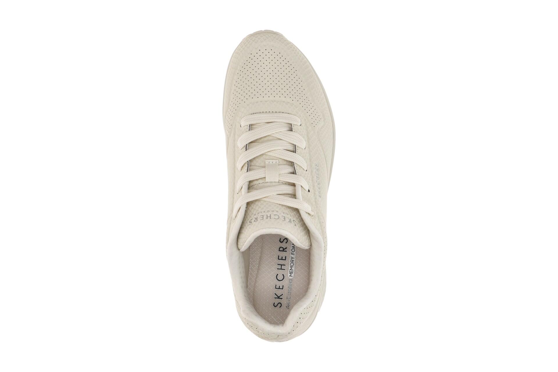 Skechers Uno Shiny Schuhe beige 3D Muster 177861 6/7