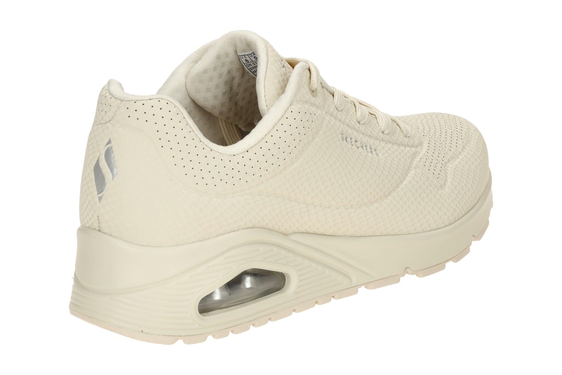 Skechers Uno Shiny Schuhe beige 3D Muster 177861 4/7
