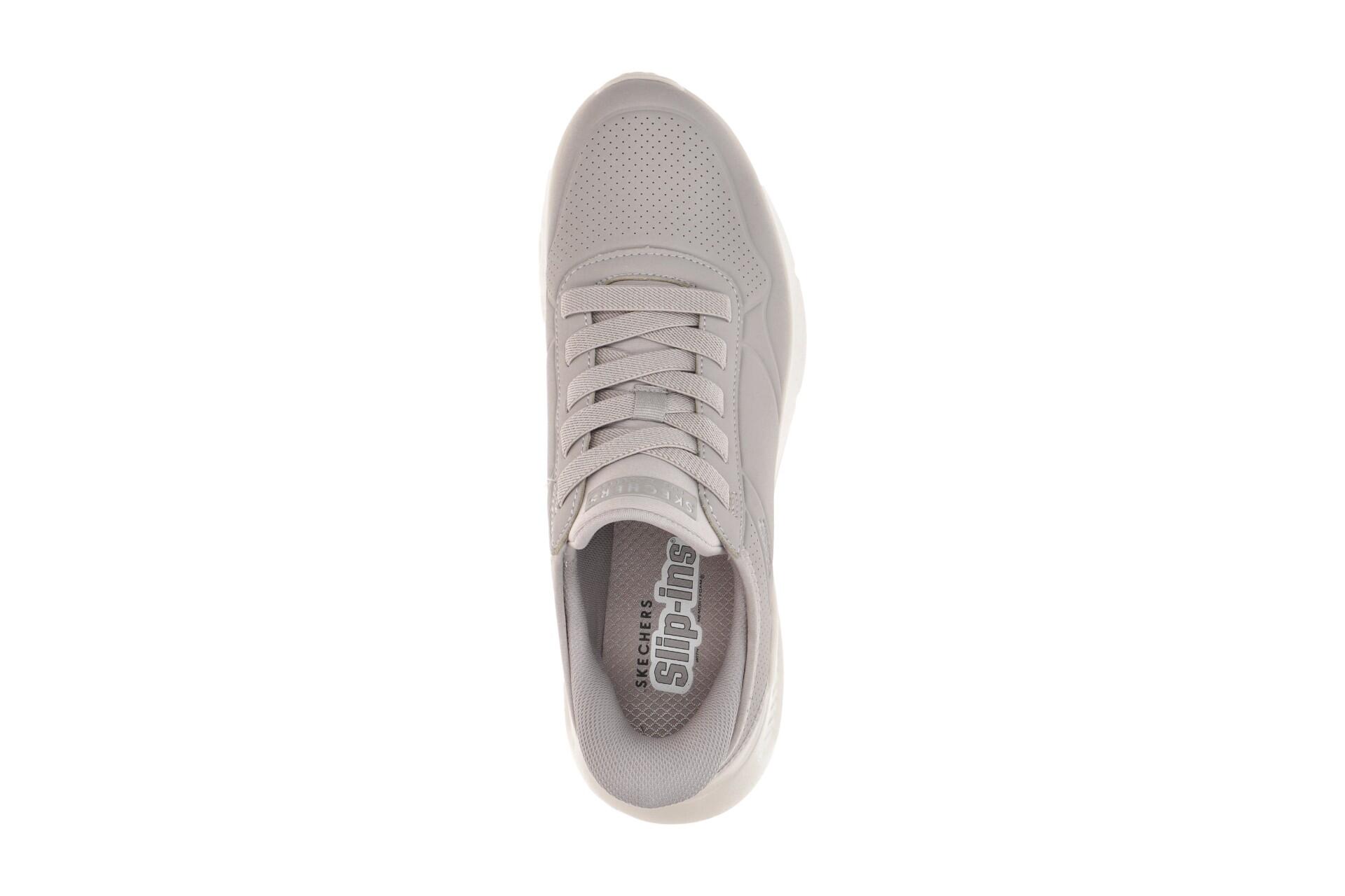 Skechers Uno Lite Schuhe Slipper grau Sneakers Slip-Ins 183125 6/7