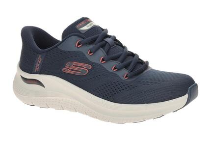 Skechers Arch Fit Herren Schuhe blau marineblau Slip Ins 232712